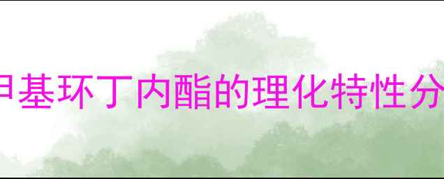 图片 3-甲基环丁内酯的理化特性分析2