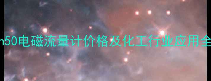 图片 dn50电磁流量计价格及化工行业应用全1