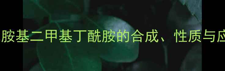 图片 化工应用二胺基二甲基丁酰胺的合成、性质与应用场景全1