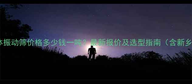 图片 化工液体振动筛价格多少钱一吨？最新报价及选型指南（含新乡地区）2