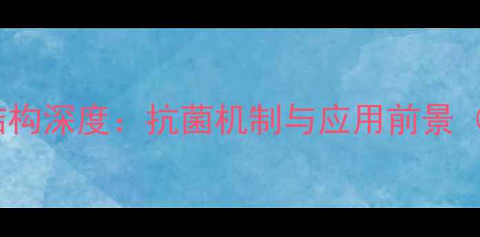 图片 奈诺沙星分子结构深度：抗菌机制与应用前景（附3D结构图）2