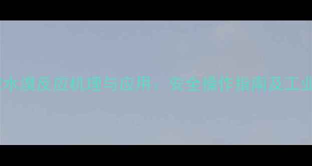 图片 对甲基苯胺水溴反应机理与应用：安全操作指南及工业生产实例2