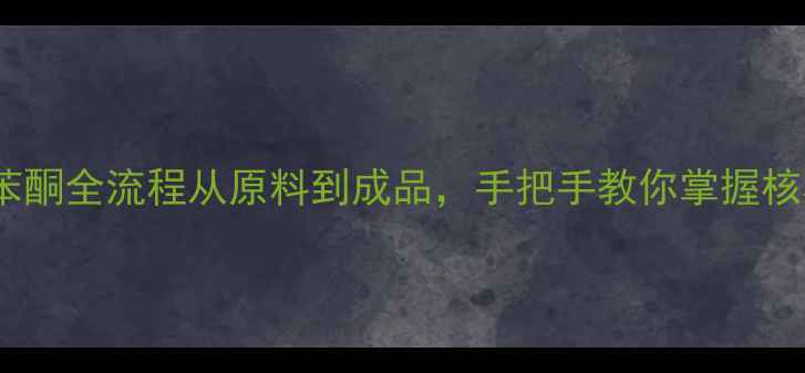 图片 工业级甲苯高效合成甲基二苯酮全流程从原料到成品，手把手教你掌握核心工艺（附安全操作指南）1