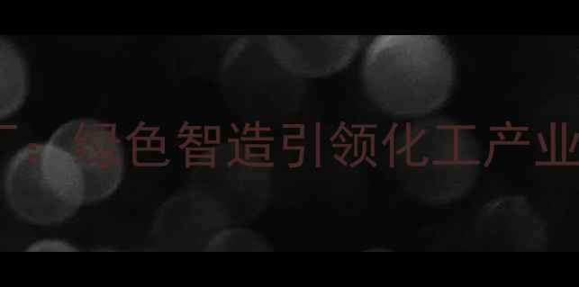 图片 常熟市北新化工厂：绿色智造引领化工产业升级的标杆实践1