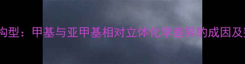图片 环丙烷RS构型：甲基与亚甲基相对立体化学差异的成因及判断方法1