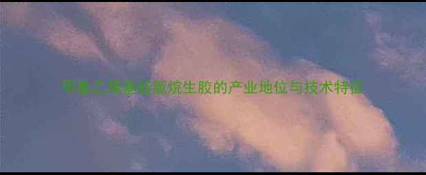 图片 甲基乙烯基硅氧烷生胶的产业地位与技术特征