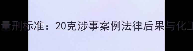 图片 甲基苯苯胺量刑标准：20克涉事案例法律后果与化工风险警示1