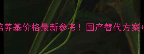 图片 进口细胞培养基价格最新参考！国产替代方案+选购指南1