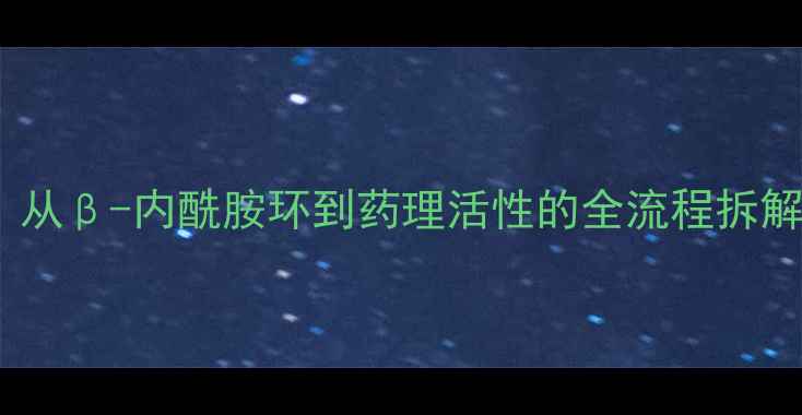 图片 阿莫西林化学结构：从β-内酰胺环到药理活性的全流程拆解（附合成路线图）2