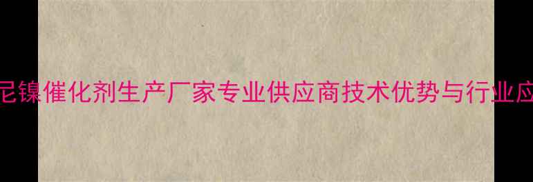 图片 雷尼镍催化剂生产厂家专业供应商技术优势与行业应用
