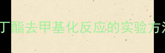 图片 高效合成n甲酸叔丁酯去甲基化反应的实验方法与工业应用研究