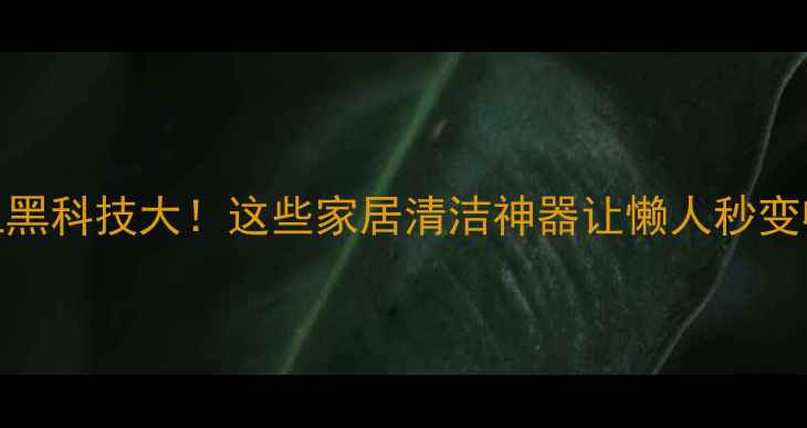 图片 🌟以色列化工黑科技大！这些家居清洁神器让懒人秒变收纳达人✨🌟