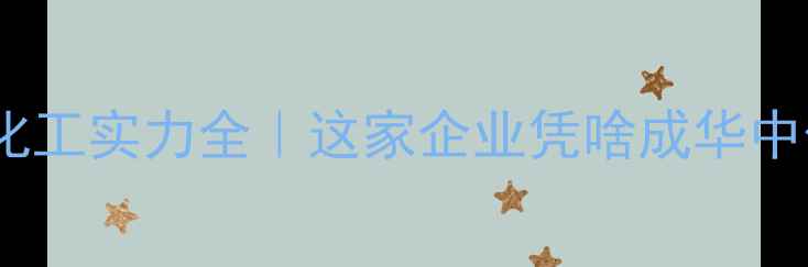 图片 🌟新乡大块七星化工实力全｜这家企业凭啥成华中化工界顶流？🔥2