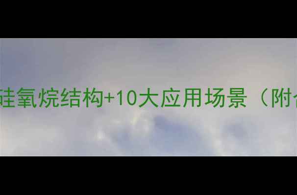 图片 💡！聚甲基硅氧烷结构+10大应用场景（附合成方法）1