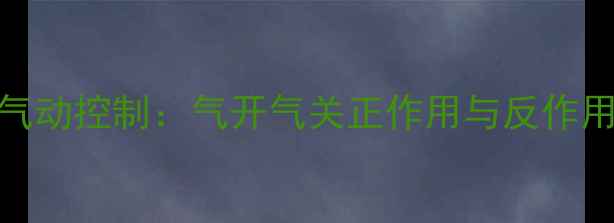 图片 🔥化工设备气动控制：气开气关正作用与反作用应用指南🔥