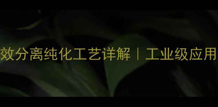 图片 🔥苯甲酸与甲基苯酚高效分离纯化工艺详解｜工业级应用指南（附实验数据）🔥