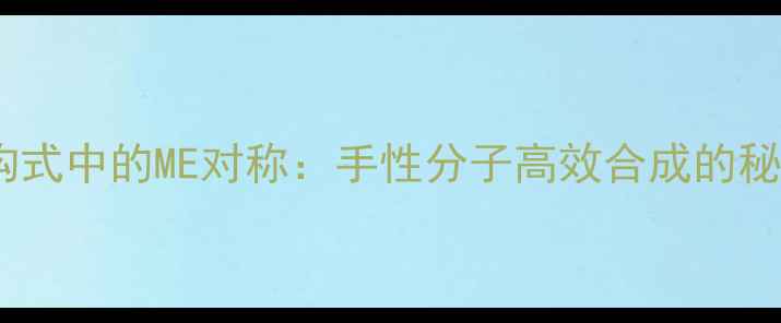 图片 🔬化工结构式中的ME对称：手性分子高效合成的秘密武器💡2