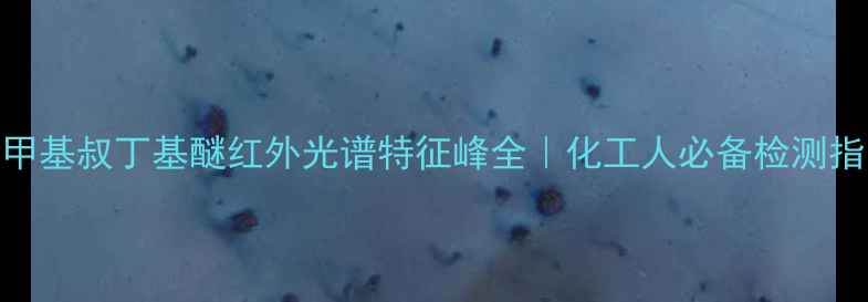 图片 🔬甲基叔丁基醚红外光谱特征峰全｜化工人必备检测指南